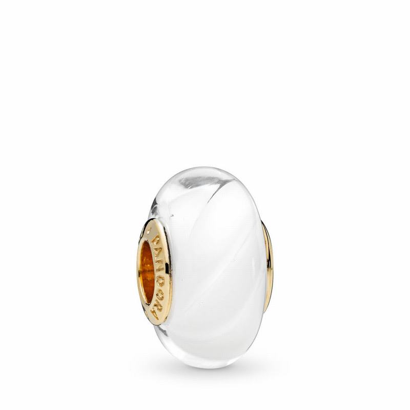 Pandora Shine™ White Waves Charm Gold Egypt TU5937684